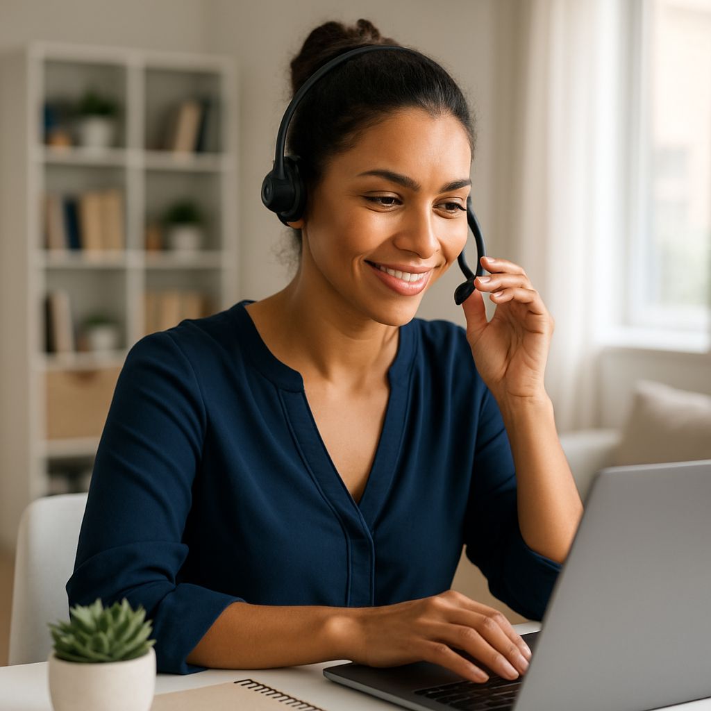 Como ajuda a secretária remota para cirurgiões plásticos?