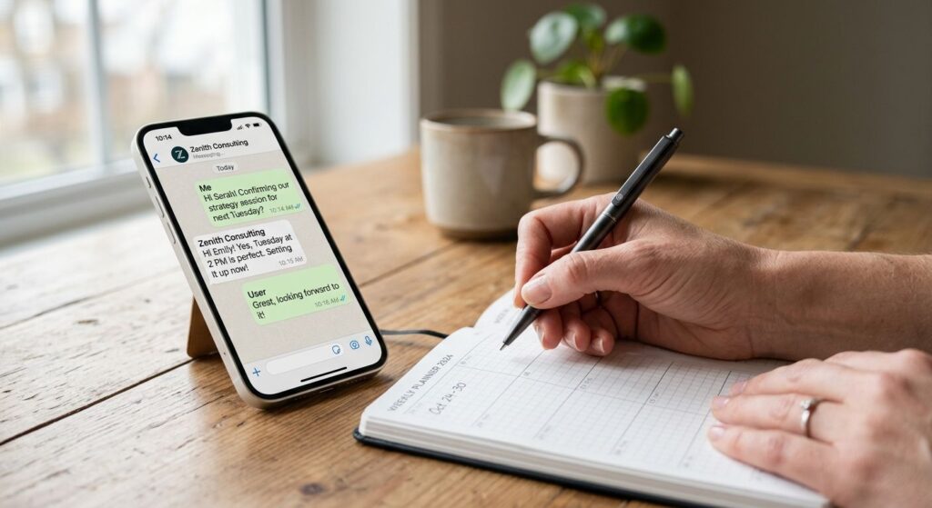Secretária via WhatsApp corta faltas de 25% para 10%